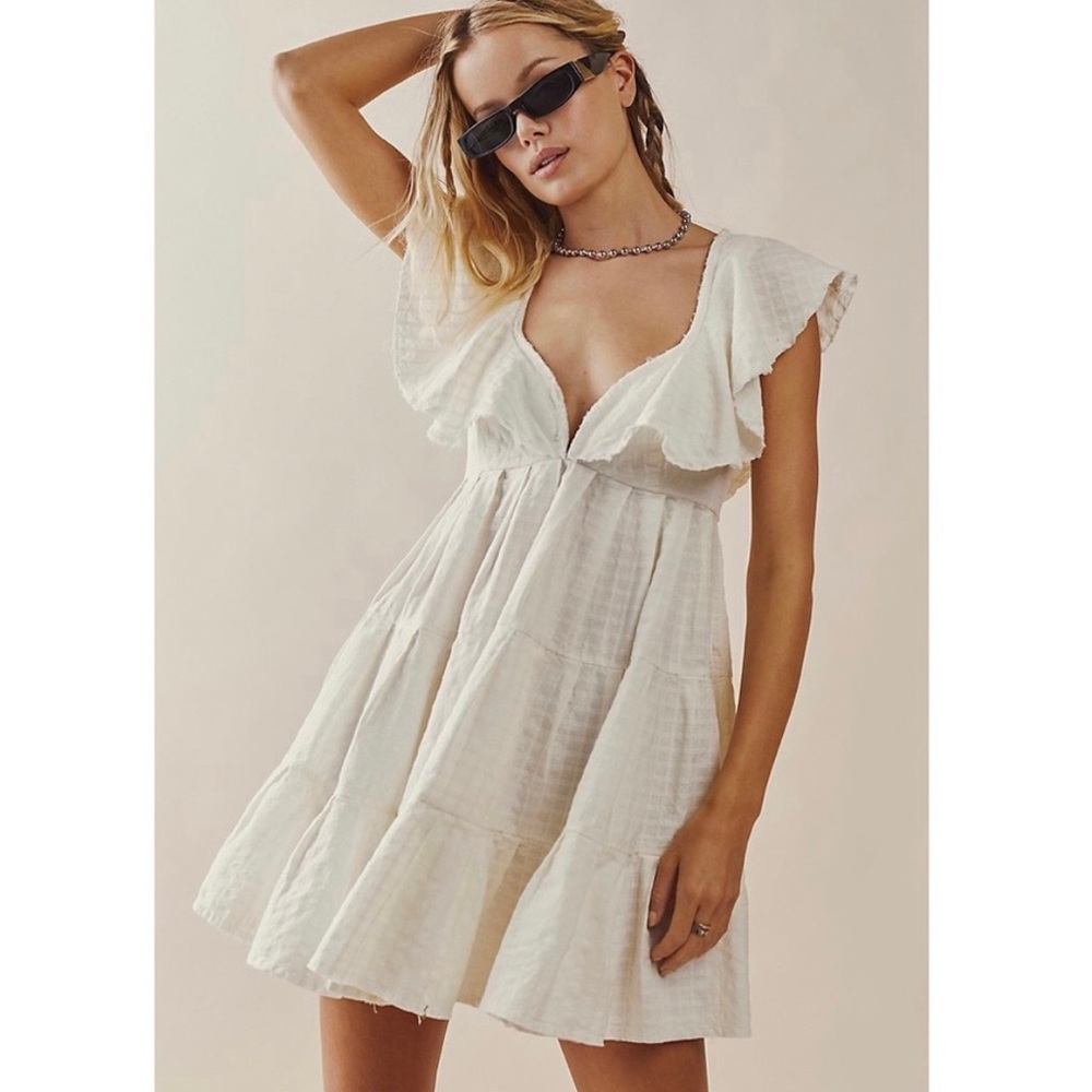 NWOT Free People Undone Lace Mini Dress Size XS - Picture 3 of 14